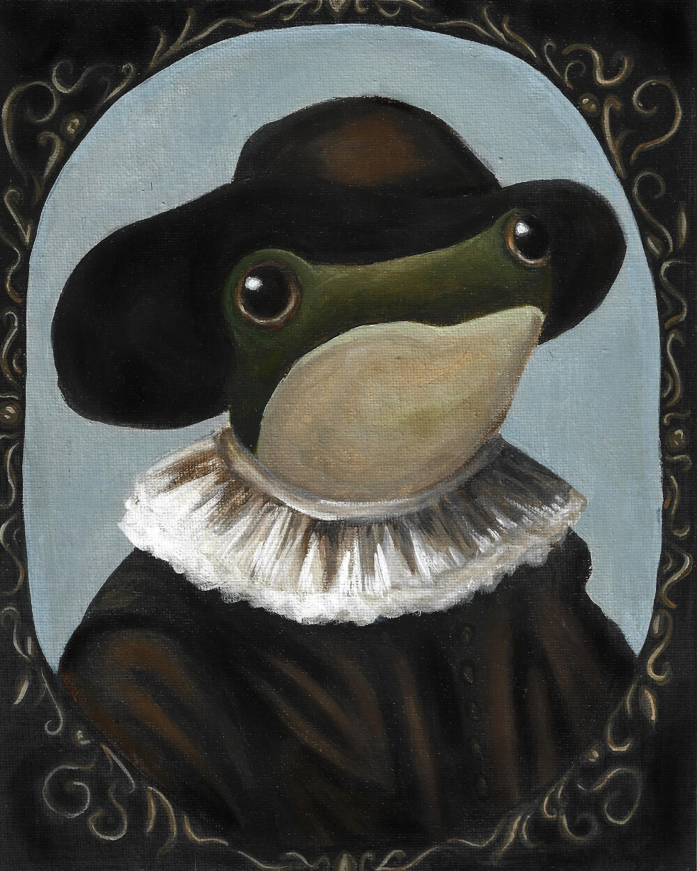 Green Frog (Acrylic, 2022)